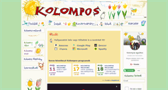 Desktop Screenshot of kolompos.hu